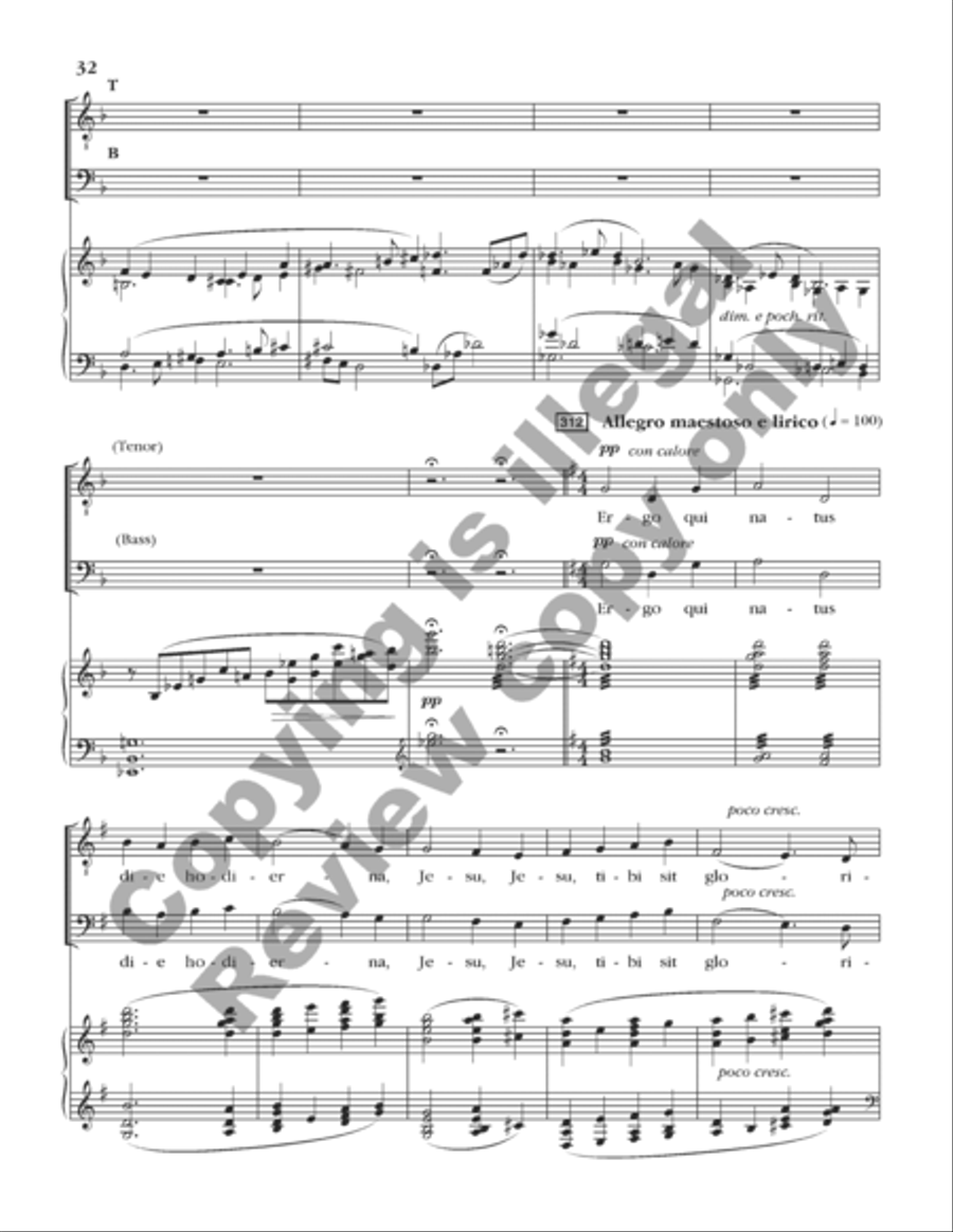 A Symphony of Carols (Choral Score) 4-Part scores gallery preview page 32