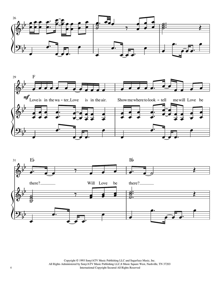 Shine Shine Piano, Vocal scores gallery preview page 4