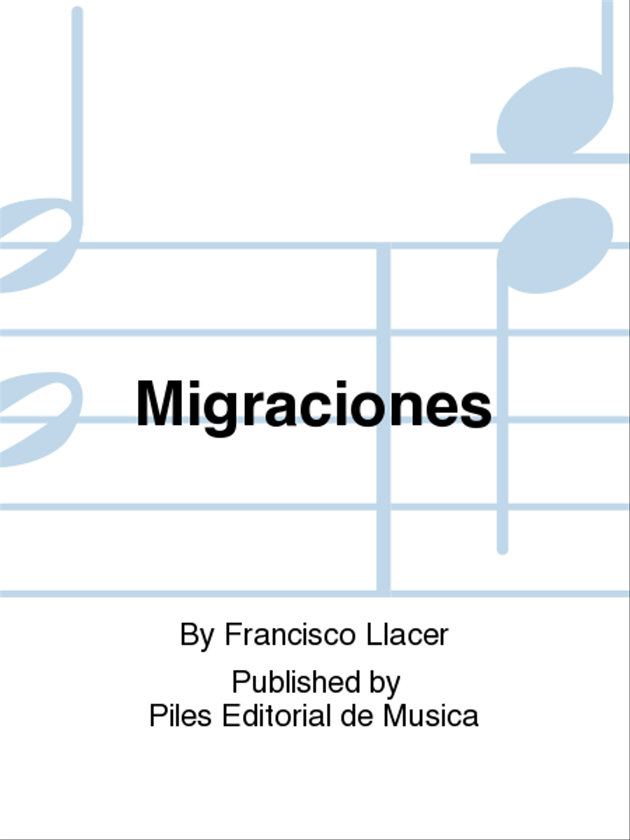 Migraciones Orchestra scores gallery preview page 1