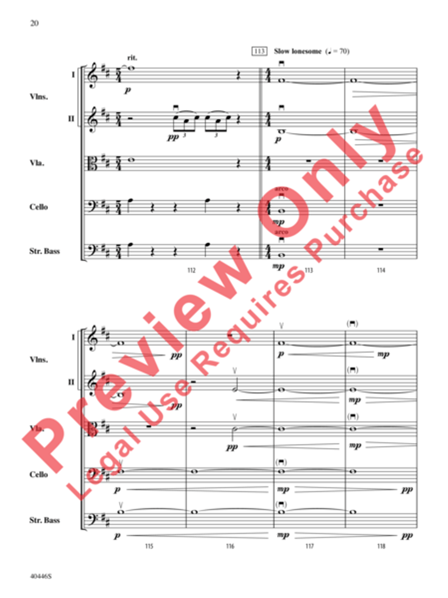 Apotheosis String Orchestra scores gallery preview page 21