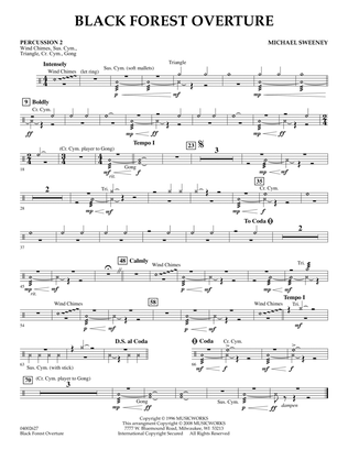 Black Forest Overture - Percussion 2