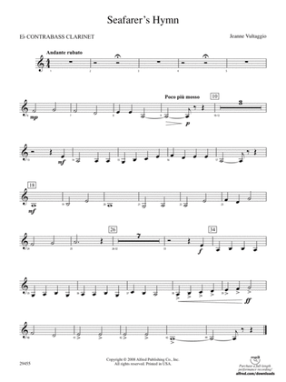 Seafarer's Hymn: (wp) E-flat Contrabass Clarinet