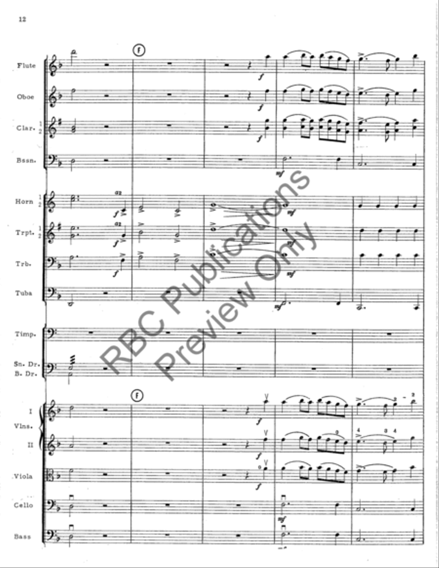 Psalm And Air Full Orchestra scores gallery preview page 13