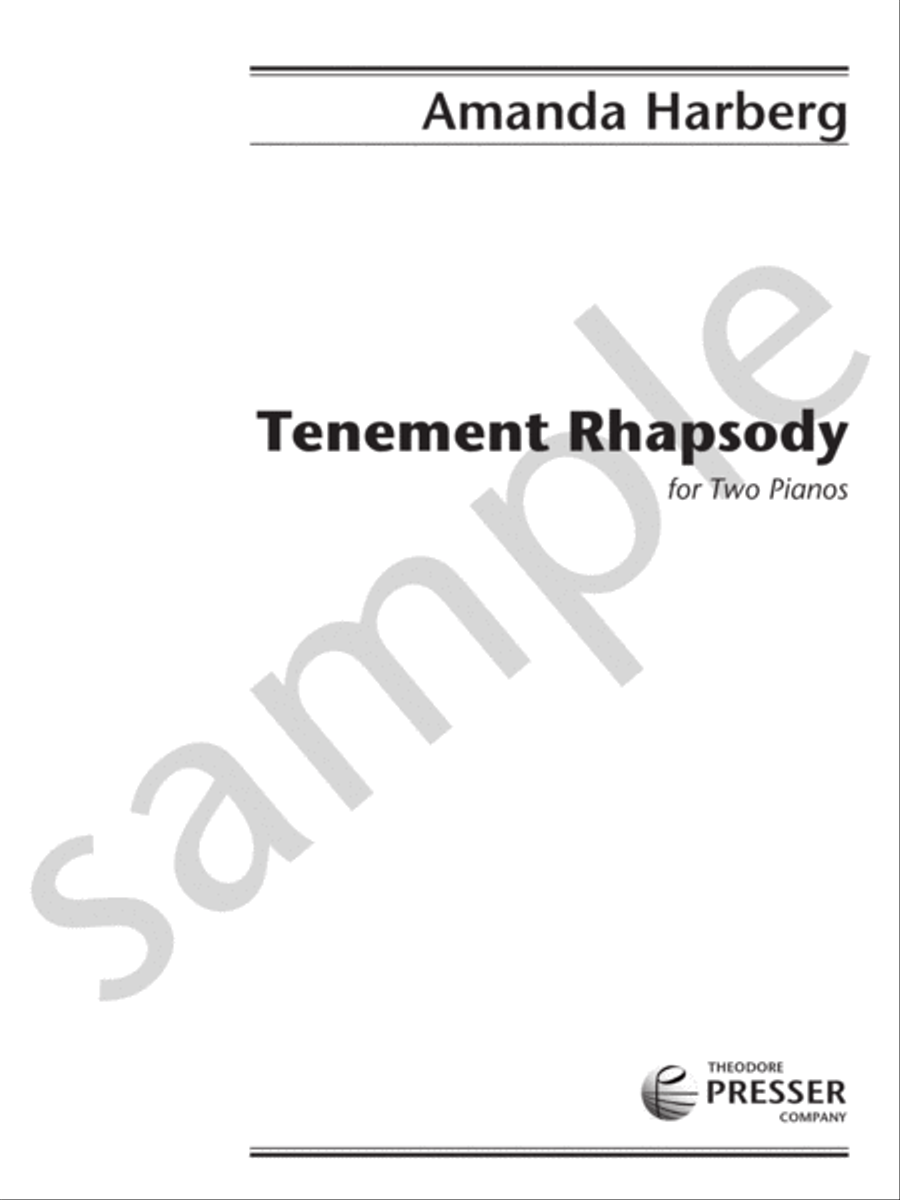Tenement Rhapsody Tenement Rhapsody Chamber Music scores gallery preview page 2