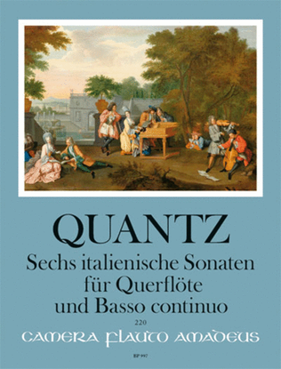 Book cover for Six italien sonatas