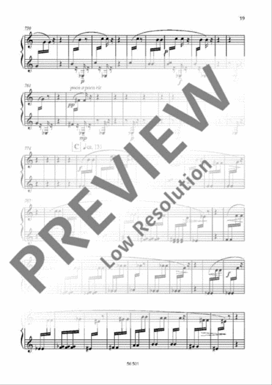 Whirling Udumbara I & II Piano Solo scores gallery preview page 15