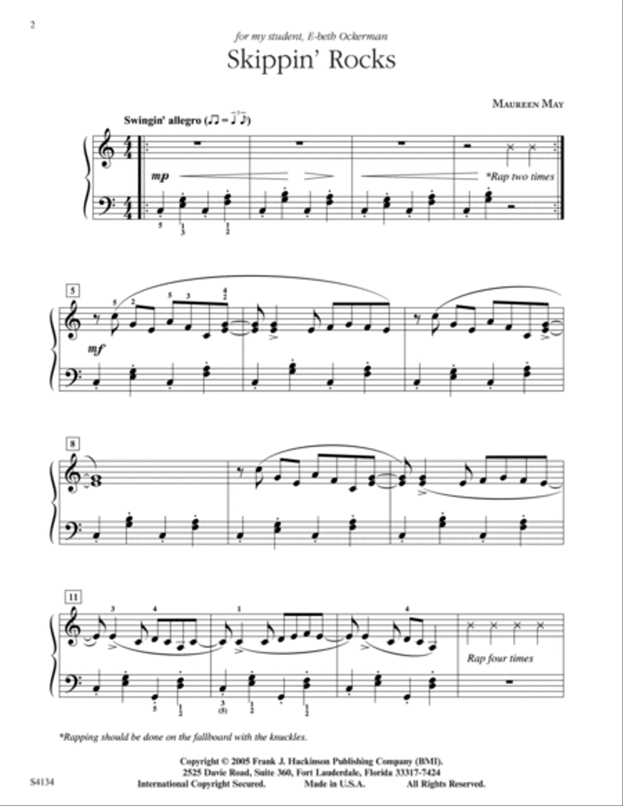 Skippin' Rocks Piano Solo scores gallery preview page 2