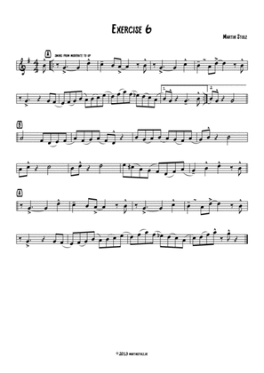 Book cover for Jazz Exercise 6 Clarinet
