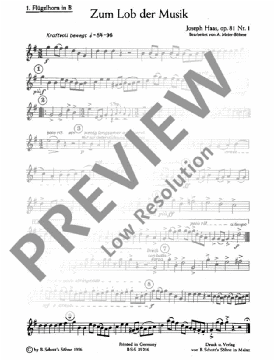 Zum Lob der Musik TB scores gallery preview page 9