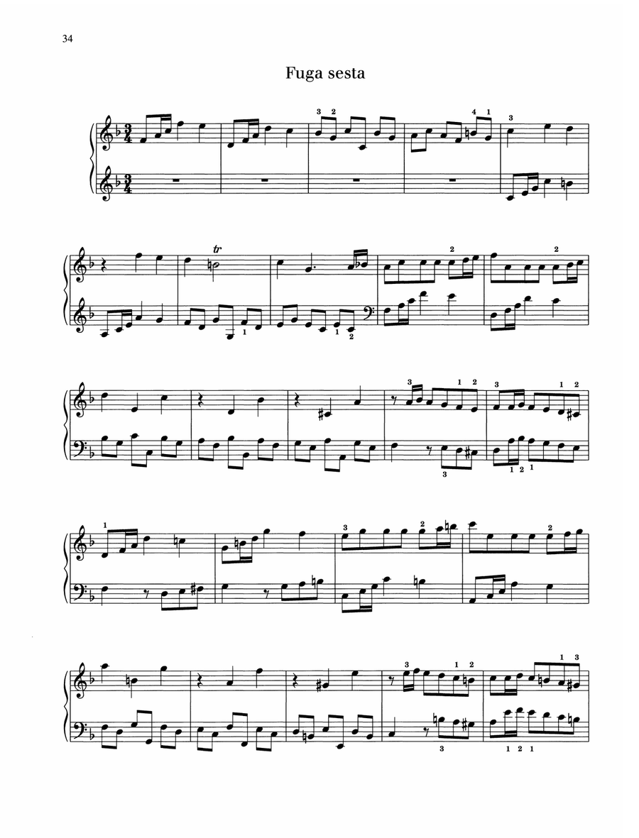 Fugue F major
