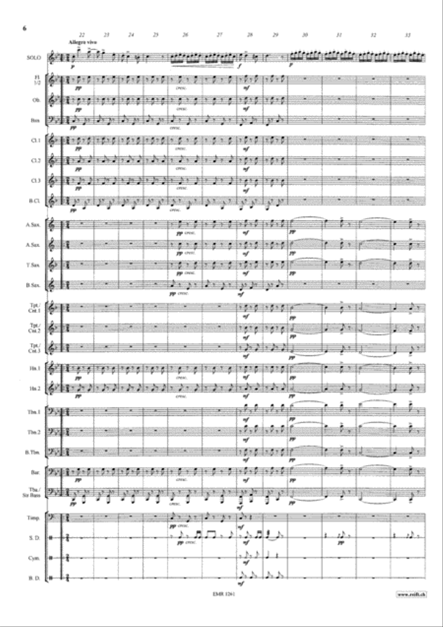 Csardas Concert Band scores gallery preview page 7