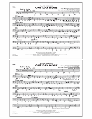 Book cover for One Day More (from Les Misérables) (arr. Bocook/Rapp) - Tuba