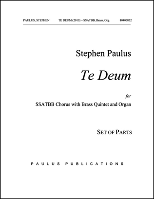 Te Deum (2010) - Brass Parts