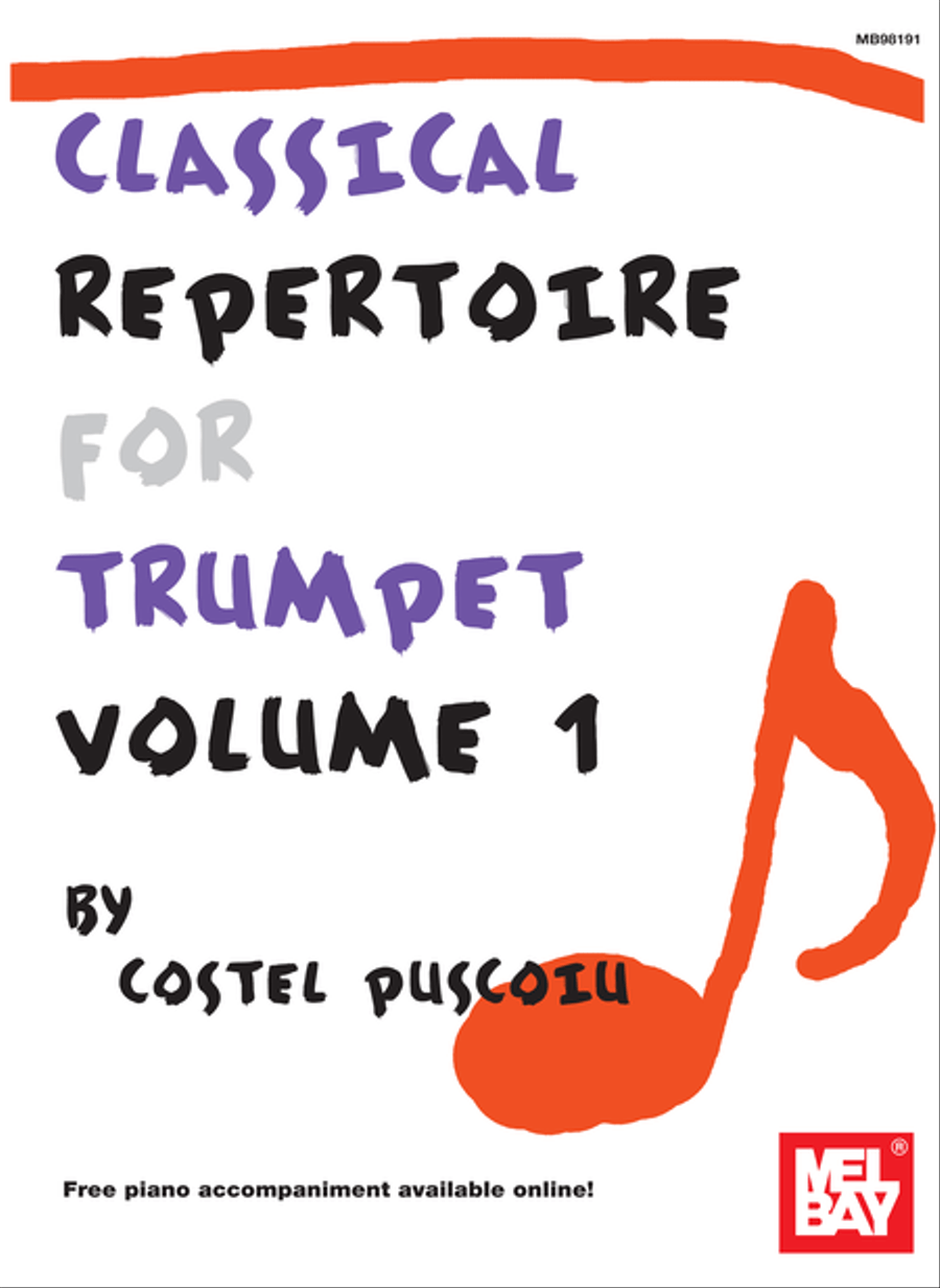 Classical Repertoire for Trumpet, Volume 1 Bugle scores gallery preview page 1