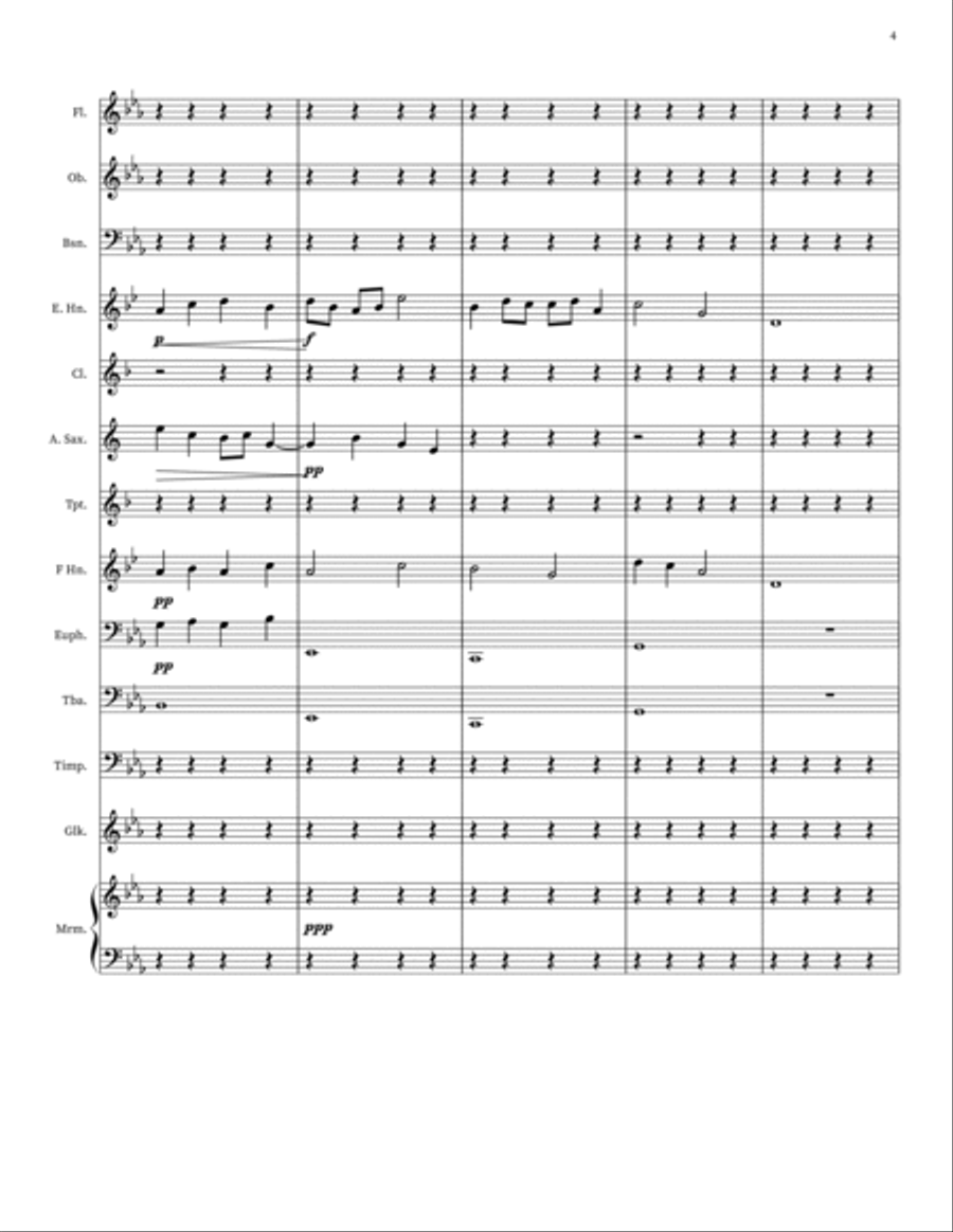 Voyage of the Sea Voyage of the Sea Concert Band scores gallery preview page 4