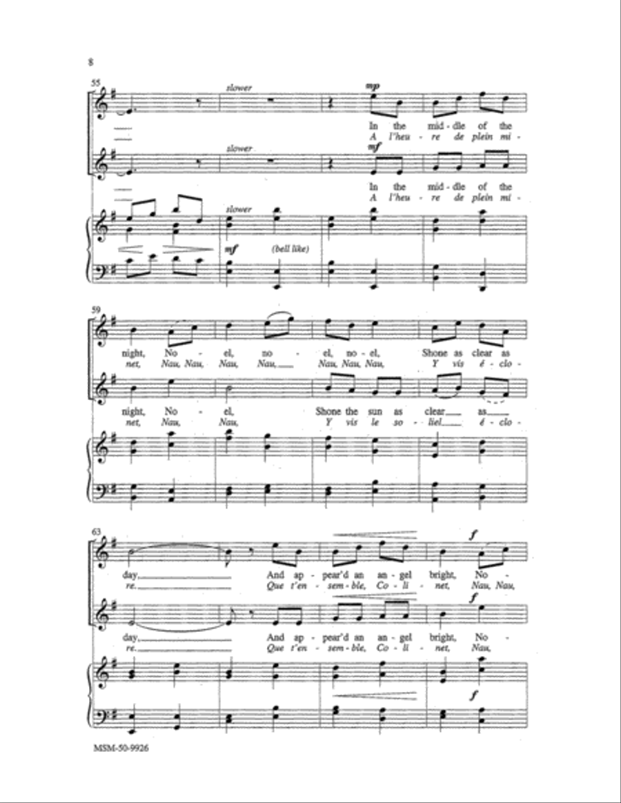 Sing Noel SA scores gallery preview page 4