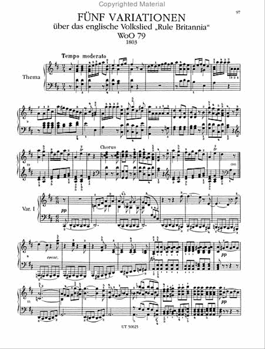 Variations for Piano, vol. 2 Chamber Music scores gallery preview page 5