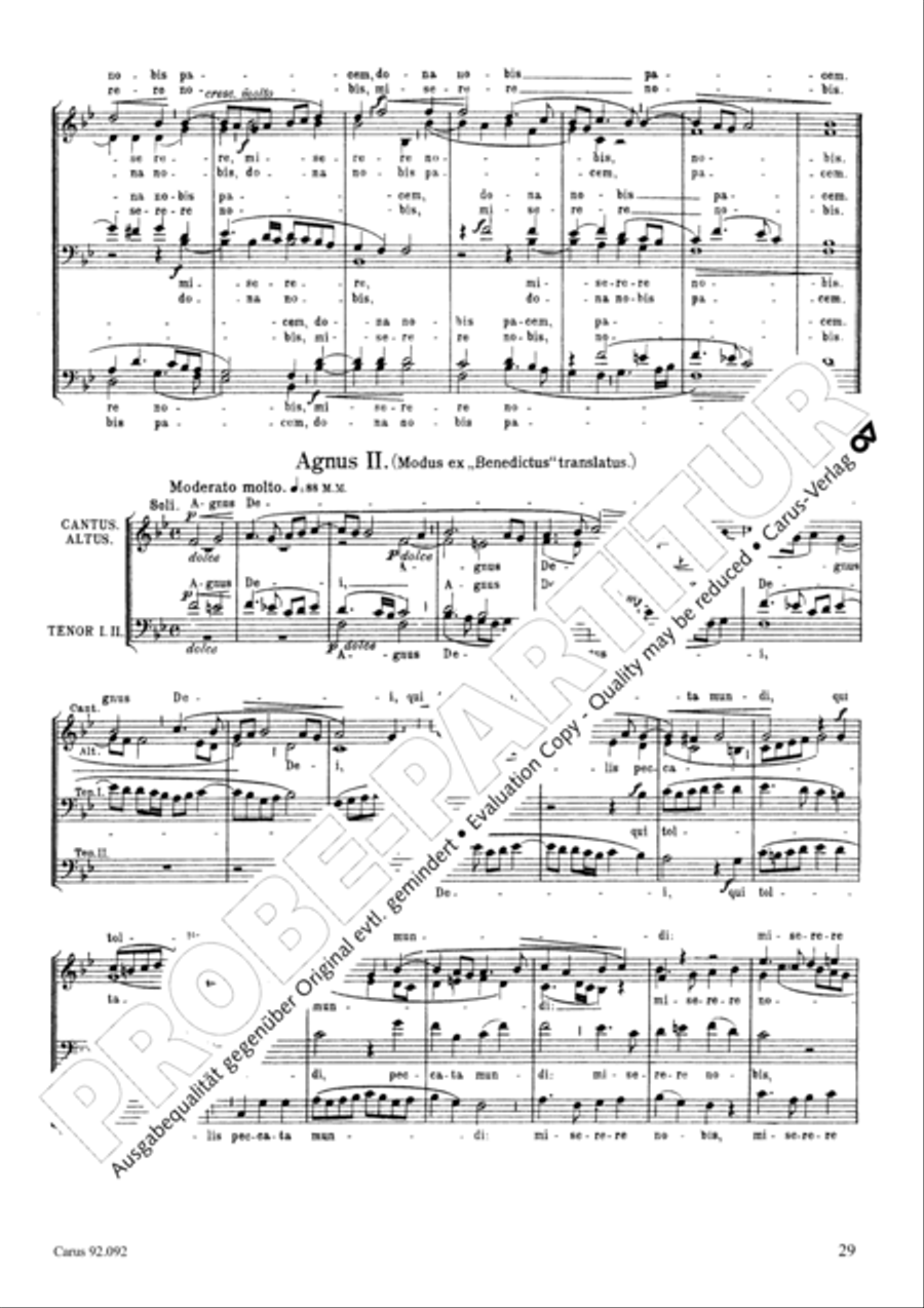 Missa Papae Marcelli Choir scores gallery preview page 26