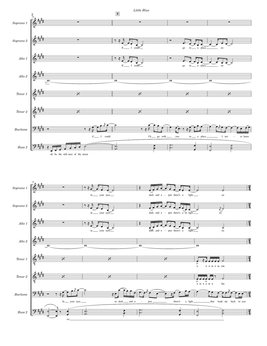 Little Blue Divisi scores gallery preview page 2