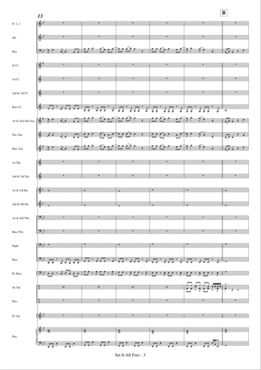 Set It All Free Concert Band scores gallery preview page 5