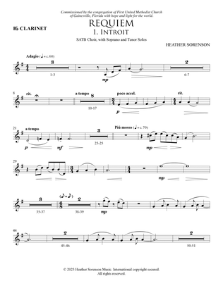 Requiem - Bb Clarinet