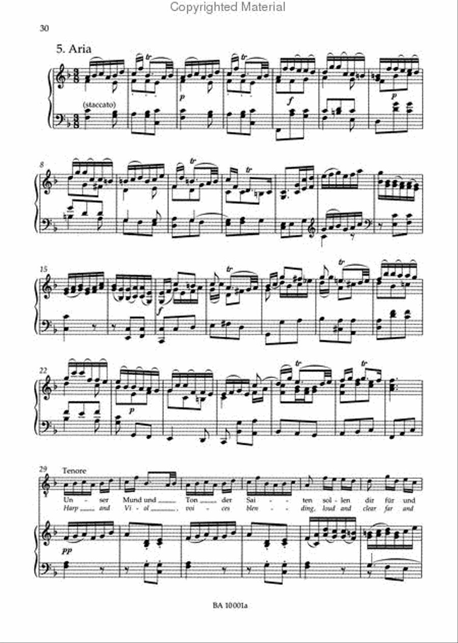 Wie schon leuchtet der Morgenstern BWV 1 4-Part scores gallery preview page 4