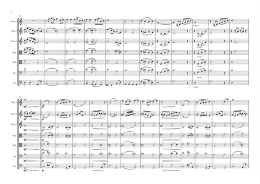 Over The Rainbow Over The Rainbow String Quintet scores gallery preview page 2