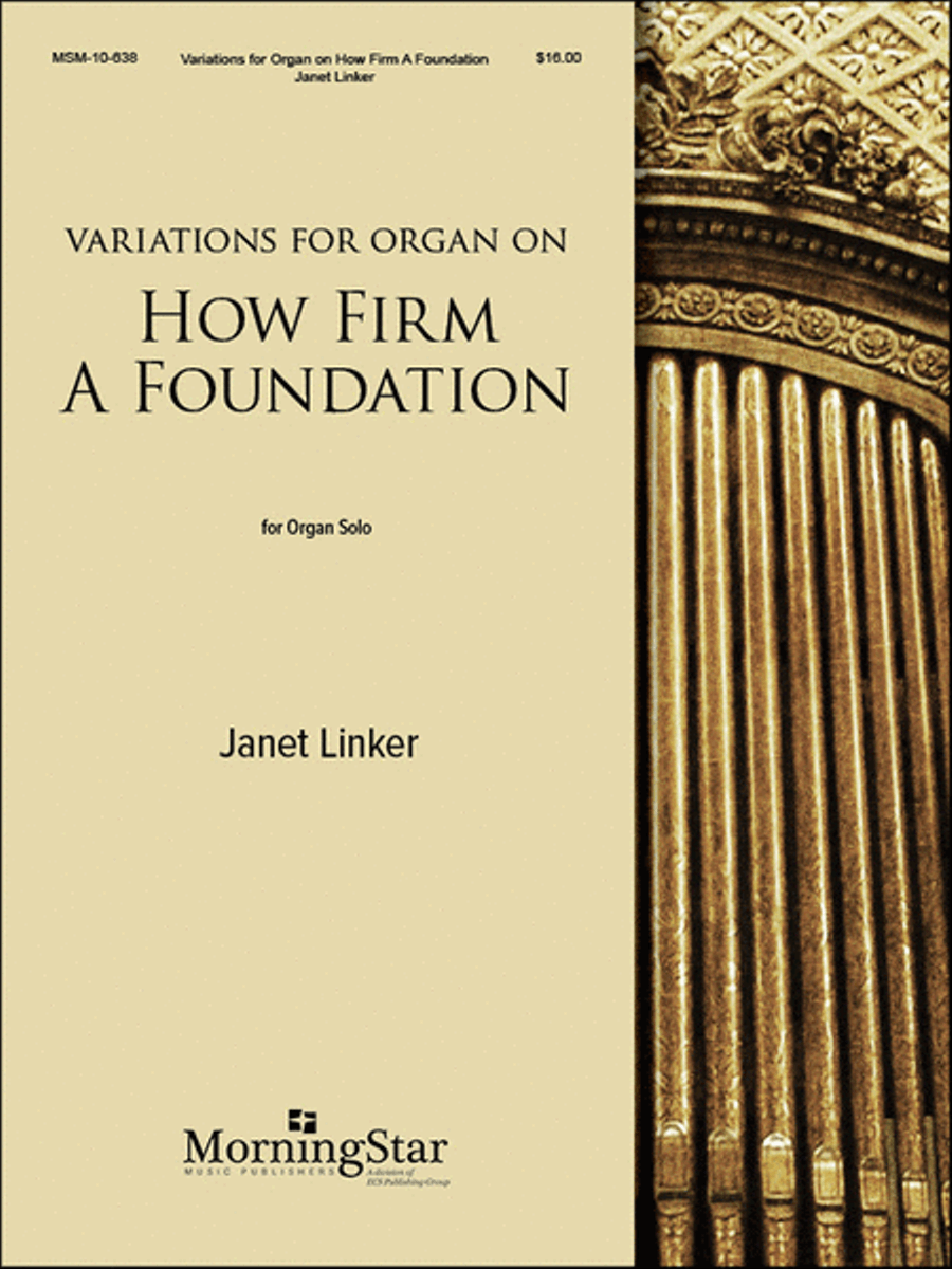 Variations for Organ on How Firm A Foundation Organ scores gallery preview page 1