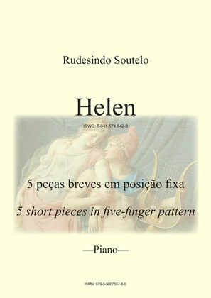 Book cover for Helen - 5 short pieces in five-finger pattern / 5 peças breves em posição fixa