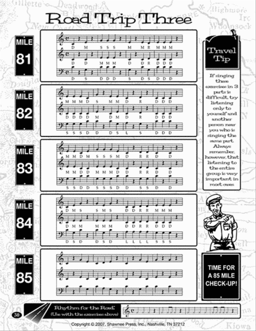 Five Minutes to Reading Music – A Roadmap to Musical Success Children's Choir scores gallery preview page 4
