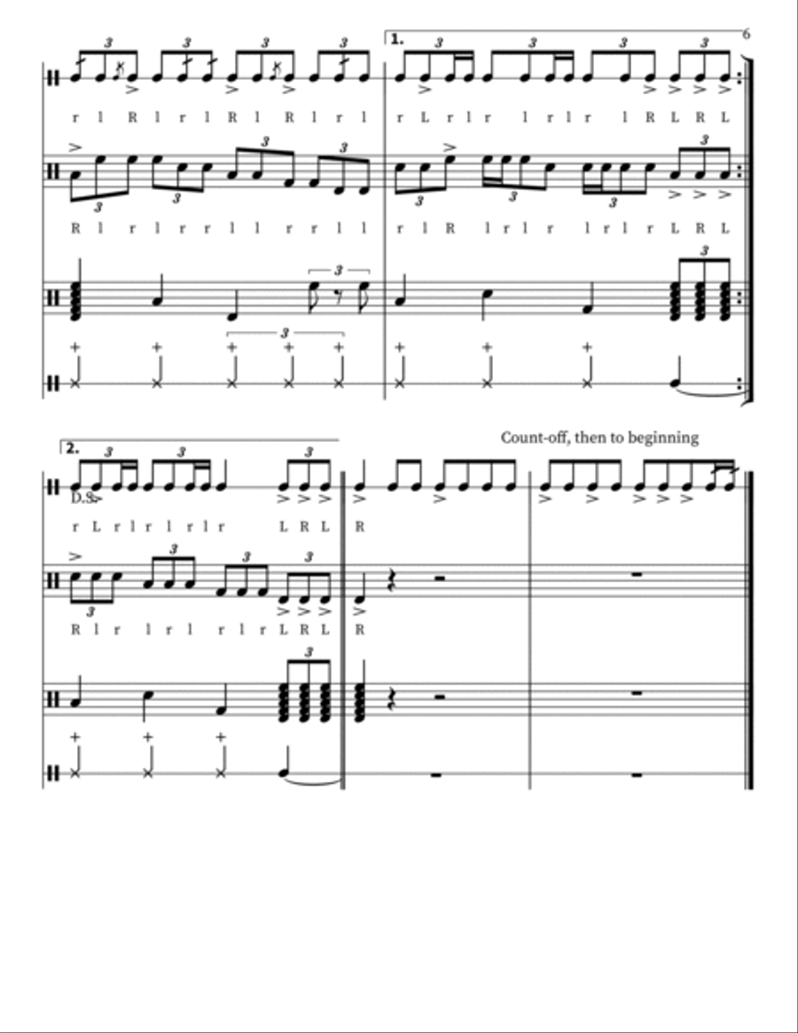 Just Can't Get Enough Marching Band scores gallery preview page 6
