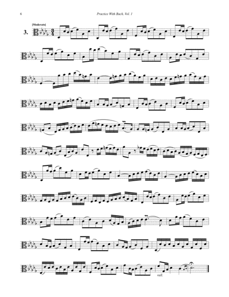 Practice With Bach for the Alto Trombone, Volume I