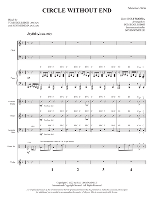 Book cover for Circle Without End (arr. Tom Eggleston) - Full Score