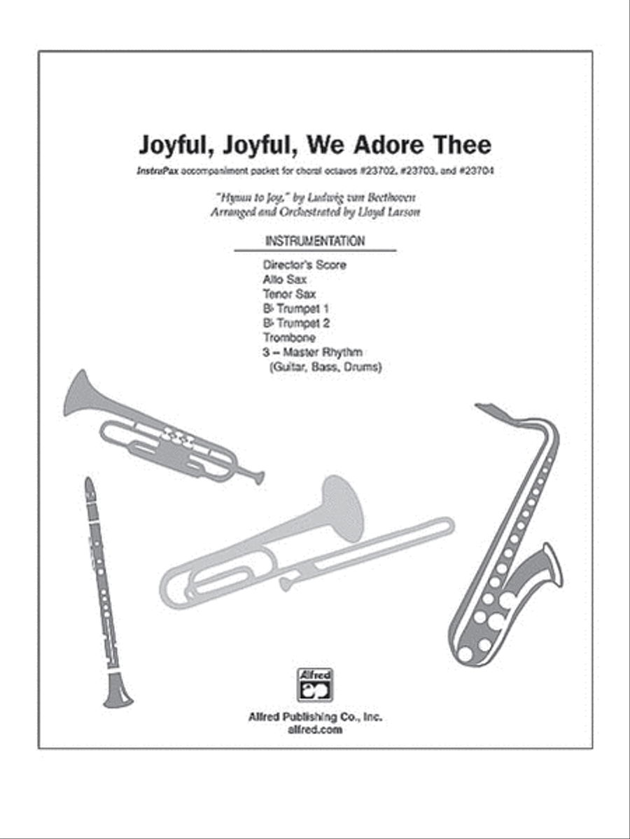 Joyful, Joyful, We Adore Thee Choir scores gallery preview page 1