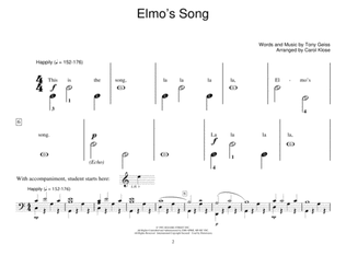 Book cover for Elmo's Song