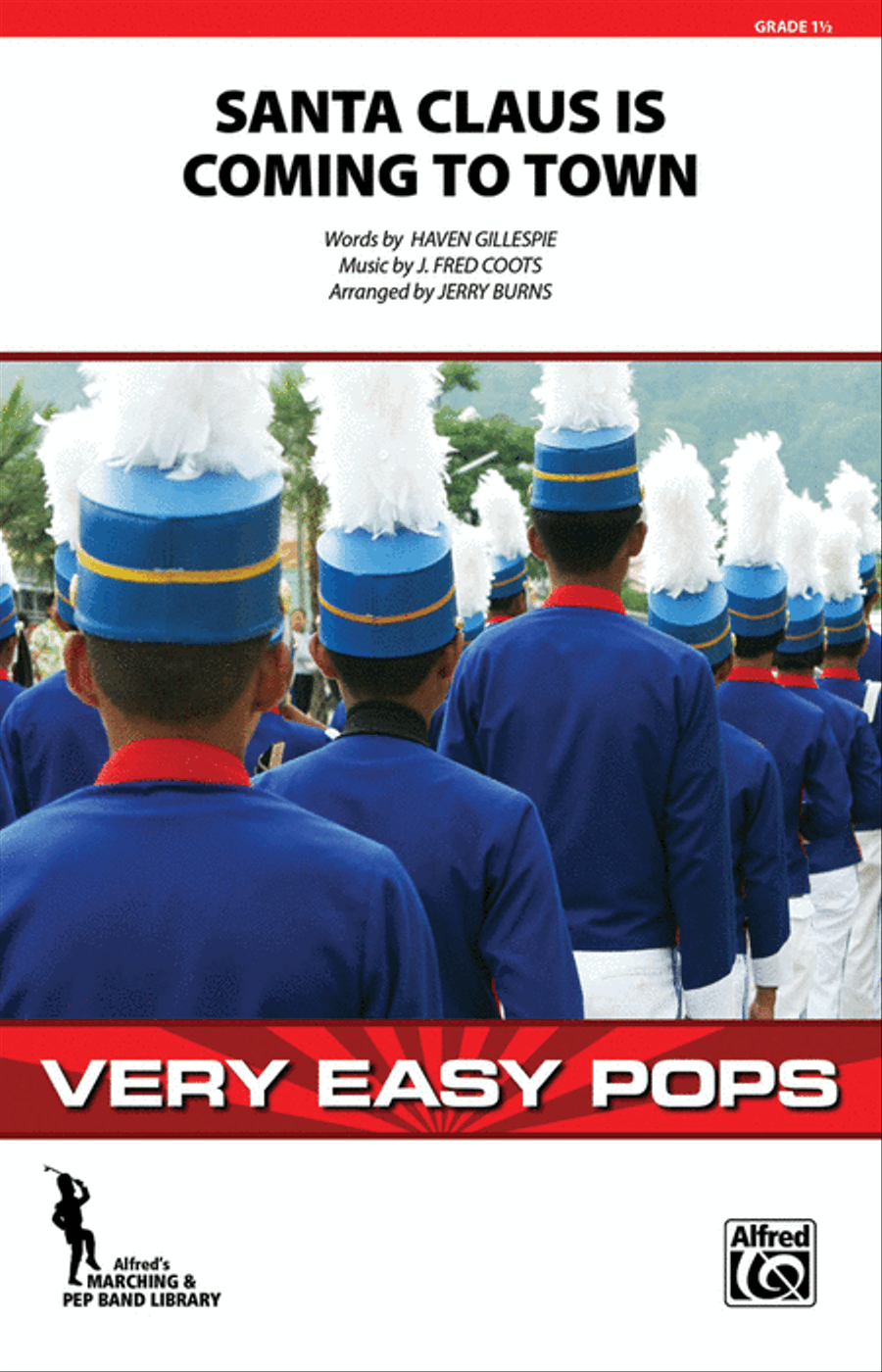 Santa Claus Is Coming to Town Marching Band scores gallery preview page 1