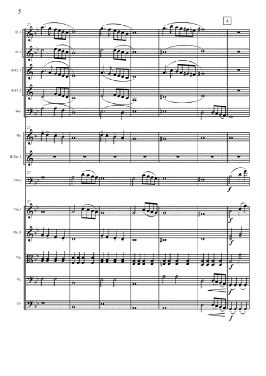 Ave Maria (For trombone and chamber orchestra) Chamber Orchestra scores gallery preview page 5