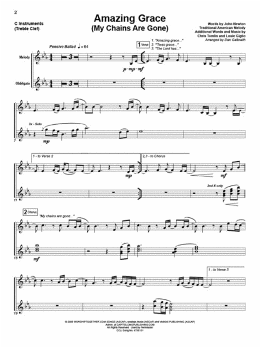 Contemporary Worship Classics Voice scores gallery preview page 3