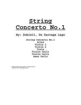 string concerto no.1