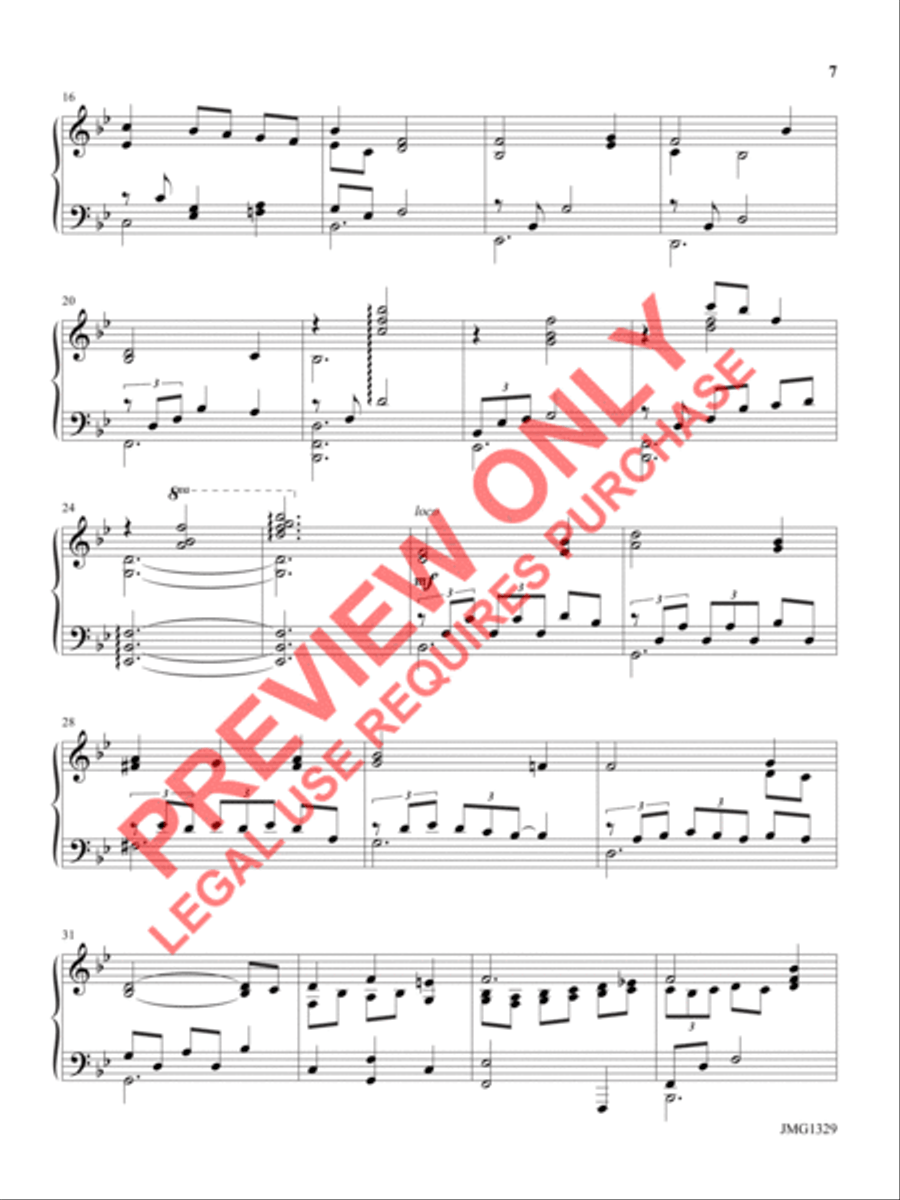 Portraits of the Passion Piano Solo scores gallery preview page 6