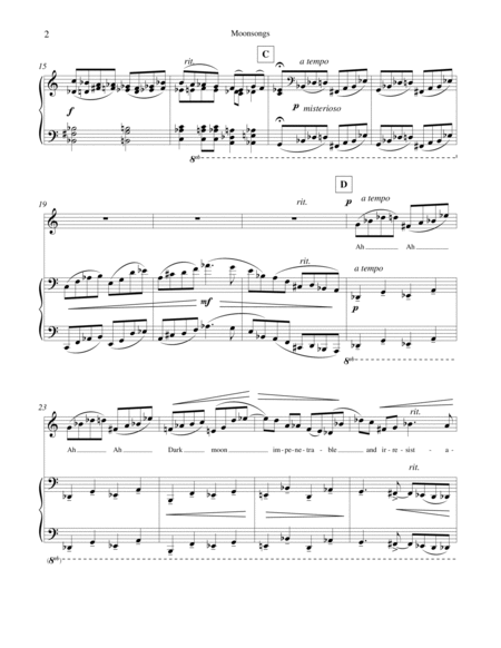 Moonsongs for soprano and piano image number null