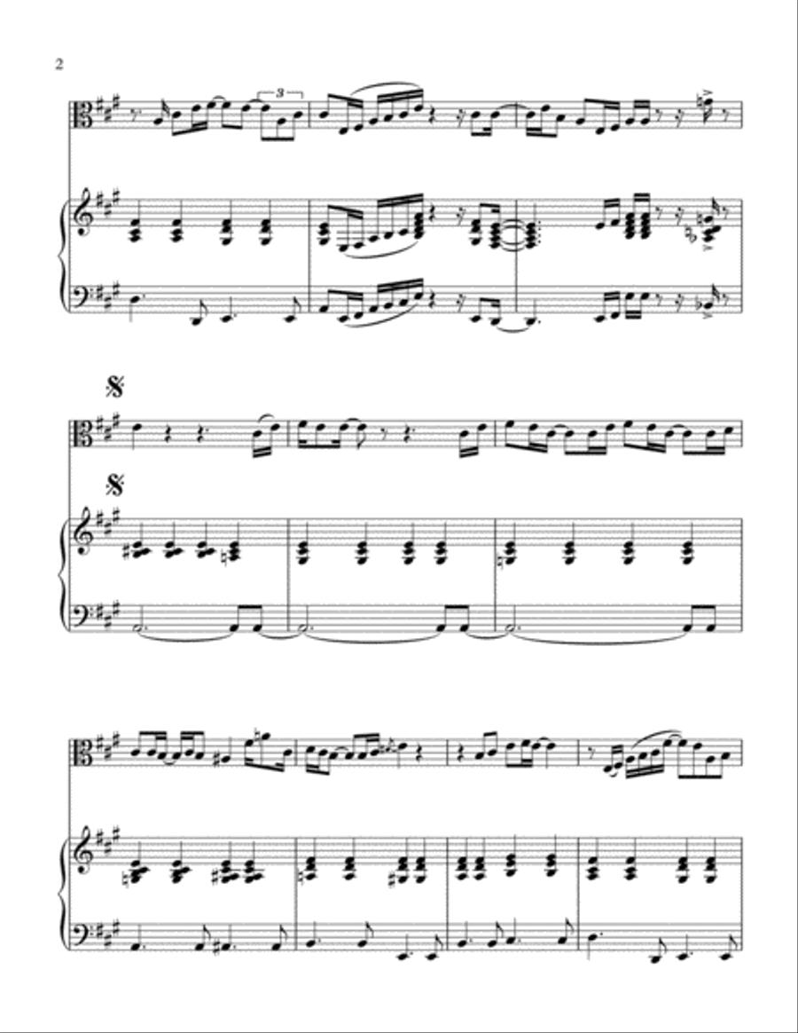 Telephone Line Viola scores gallery preview page 3