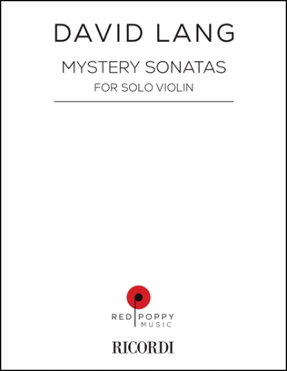Book cover for mystery sonatas