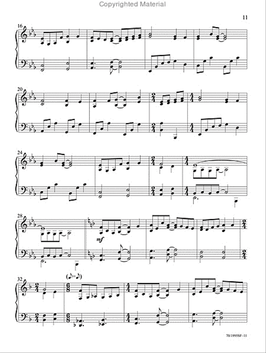 His Sacrifice Piano Solo scores gallery preview page 8