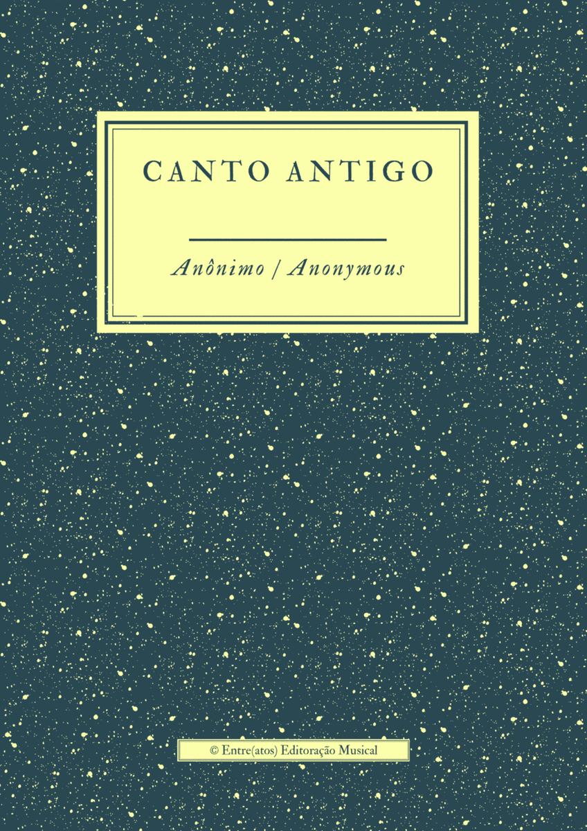 Canto Antigo- Baritone and Piano image number null