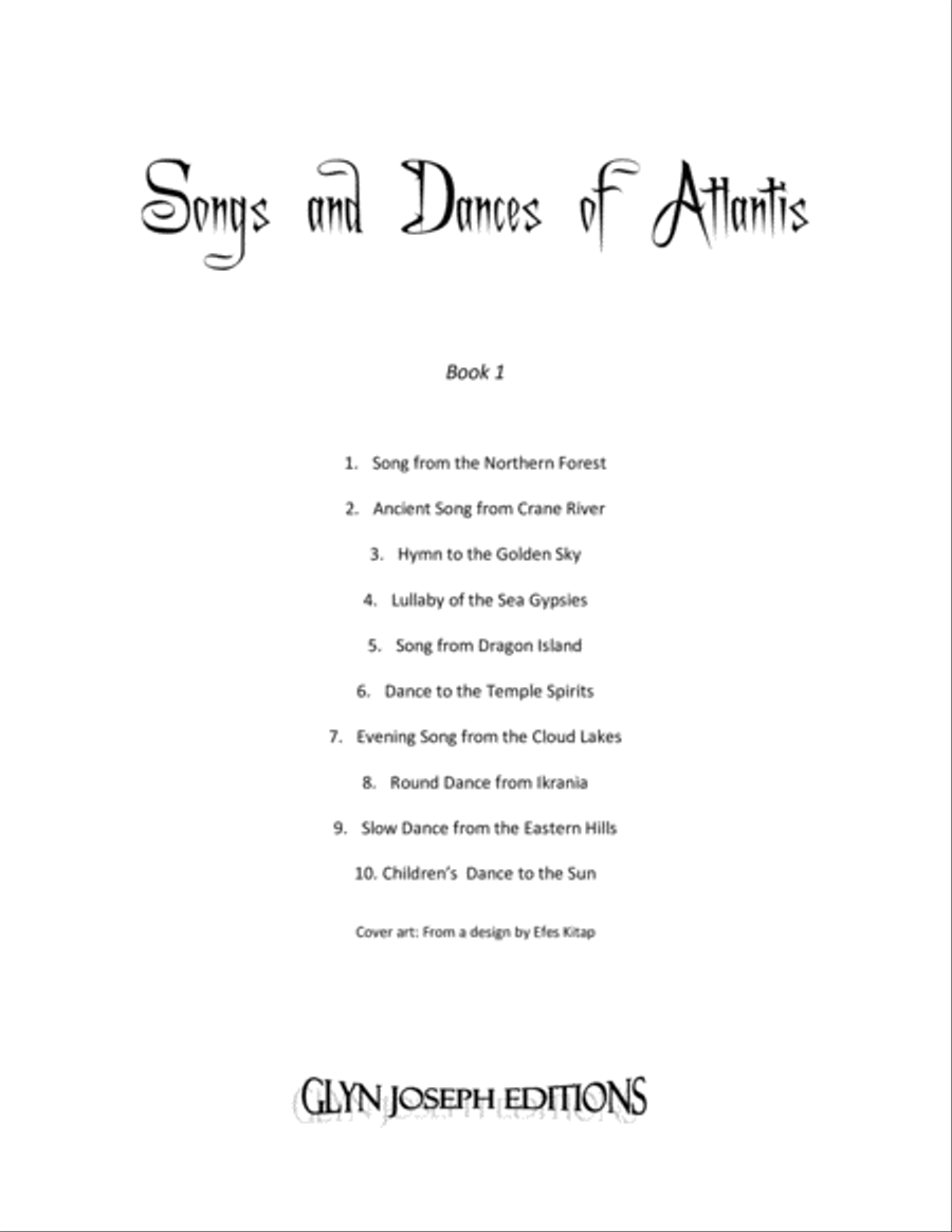 Songs and Dances of Atlantis for Piano Duet (Book 1) Piano Duet scores gallery preview page 2
