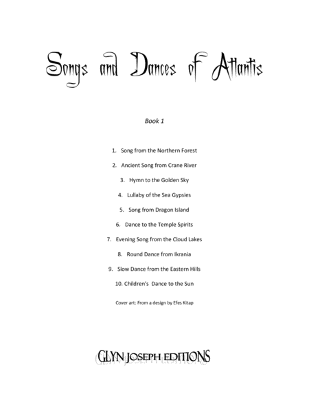 Songs and Dances of Atlantis for Piano Duet (Book 1) image number null