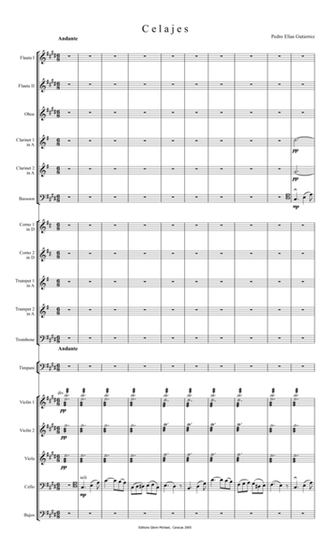 Waltz Celeajes for Orchestra image number null