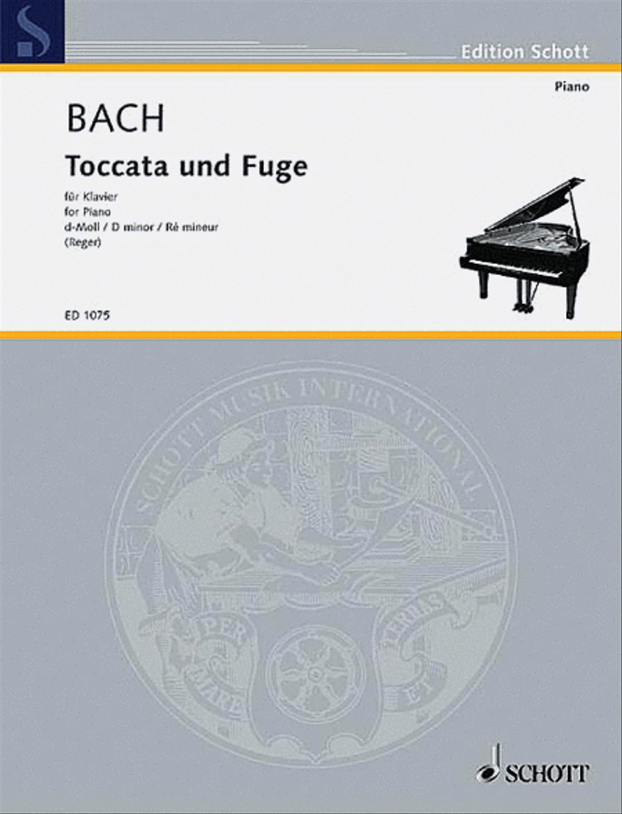 Toccata and Fugue in D Minor Piano Solo scores gallery preview page 1