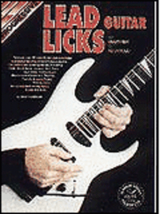 Book cover for Progressive Lead Guitar Licks (Book/CD)